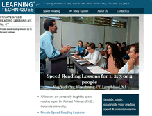 Tablet Screenshot of learningtechniques.com